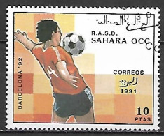 SAHARA  OCCIDENTAL      -    FOOTBALL  -  Barcelona 92 - Used Stamps