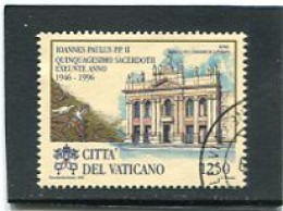 VATICAN CITY/VATICANO - 1996  1250 Lire  S. GIOVANNI IN LATERANO  FINE USED - Used Stamps