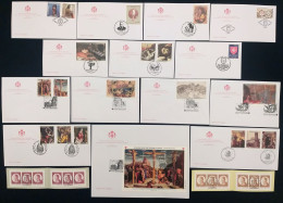 SMOM 2012 FDC Annata Completa  / Complete Year Set O/Used VF - Malta (Orde Van)