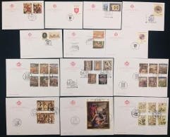 SMOM 2017 FDC Annata Completa  / Complete Year Set O/Used VF - Sovrano Militare Ordine Di Malta