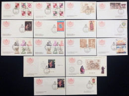 SMOM 1990 FDC Annata Completa  / Complete Year Set O/Used VF - Sovrano Militare Ordine Di Malta