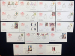 SMOM 1987 FDC Annata Completa  / Complete Year Set O/Used VF - Sovrano Militare Ordine Di Malta