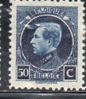 BELGIQUE BELGIE BELGIO BELGIUM 1921 1925 KING ROI RE ALBERT 50c MLH - 1921-1925 Petit Montenez