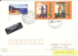 Brazil Cover Sent To Germany 20-3-2003 Topic Stamps - Covers & Documents