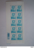 België Belgique 2000 Koning Roi Albert II Broux/MVTM Feuillet Velletje Planche Plaatnummer 3 2963 MNH ** - 1991-2000