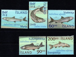 2002 Islanda, Pesci , Serie Completa Nuova (**) - Unused Stamps