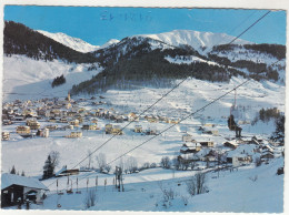 D8083) Wintersportplatz  NAUDERS - Mutzkopf Lift Mit Schigebiet Stables An Der Dreiländerecke - Nauders