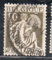 BELGIQUE BELGIE BELGIO BELGIUM 1932 GLEANER 10c USED USATO OBLITERE' - 1932 Ceres Y Mercurio