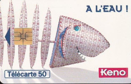 F624 02/1996 - KENO 96 - 50 SO3  - (verso : N° Droits Deux Lignes - 2ème Ligne Vers La Gauche Sous Le A) - 1996