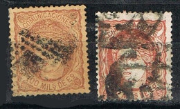 Sellos 100 Milesimas Alegoria, Variedad Color, Num 108-108a º - Used Stamps