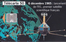 F629 02/1996 - PLEUMEUR FR1 SATELLITE - 50 SC7 - 1996