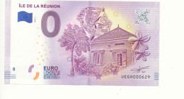 Billet Touristique 0 Euro - ÎLE DE LA RÉUNION - UEGH - 2018-1- N° 629 - Billet épuisé - Altri & Non Classificati