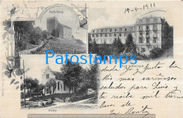 218018 SWITZERLAND BAD SCHINZNACH MULTI VIEW CIRCULATED TO URUGUAY POSTAL POSTCARD - Schinznach 