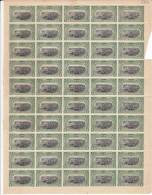 Congo Belge Ocb Nr: 54 ** MNH (zie Scan) IV + D2, 24 Timbres Gomme Abimé - Hojas Completas