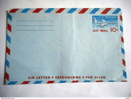 AEROGRAMME AIR MAIL 10 C - Other & Unclassified