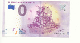 Billet Touristique  0 Euro - 50 JAHRE MONDLANDUNG III - XECB- 2018-3 N° 9289 - Altri & Non Classificati