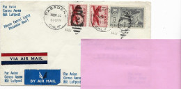 Enveloppe  1951  PASADENA  Californie  USA   Par Avion - Storia Postale