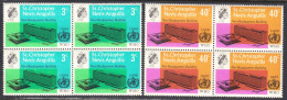 St. Christopher-Nevis-Anguilla 1966 Mint No Hinge, Blocks, Sc# , SG 161-162 - St.Christopher-Nevis-Anguilla (...-1980)