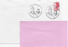 Enveloppe  1984  Oblit   LA ROCHELLE HOTEL DE VILLE - Gedenkstempel