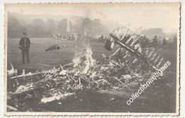 Photocarte - Crash D'un Avion Probablement En France - Date Indéterminée - - Ongevalen