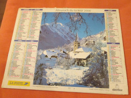 CALENDRIER ALMANACH 2000 VALLOUISE LA RESERVE DU MERLET CHAMONIX  OBERTHUR - Grossformat : 1991-00