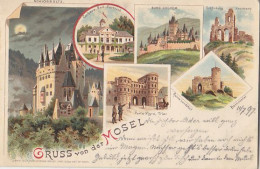 Gruss Von Der Mosel - Schloss Eltz - Bad Bertrich - Cochem - Trarbach - Landshut - Parta Nigra -Ludwig Feist Kunstverlag - Mayen