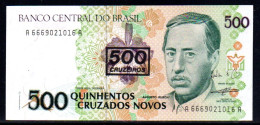 659-Brésil 500 Cruzeiros Sur 500 Cruzados Novos 1990 A6669A Neuf/unc - Brésil