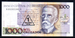 659-Brésil 1 Cruzado Novo Sur 1000 Cruzados 1989 B0323A Neuf/unc - Brésil