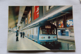 Cpm 1973, Paris 75, Réseau Express Régional - Métro