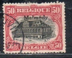 EUPEN & MALMEDY GERMAN OCCUPATION 1920 1921 BELGIAN STAMPS OVERPRINTED 50c USED USATO OBLITERE' - OC55/105 Eupen & Malmédy