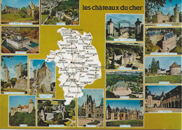 CPM Les Châteaux Du Cher (multivues) - Centre-Val De Loire