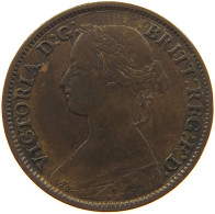 GREAT BRITAIN FARTHING 1861 Victoria 1837-1901 #c062 0079 - B. 1 Farthing