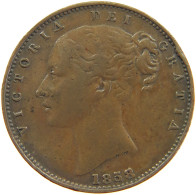 GREAT BRITAIN FARTHING 1858 Victoria 1837-1901 #t021 0161 - B. 1 Farthing