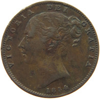 GREAT BRITAIN FARTHING 1854 Victoria 1837-1901 #c062 0069 - B. 1 Farthing