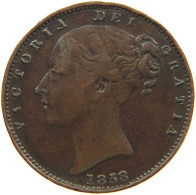 GREAT BRITAIN FARTHING 1858 Victoria 1837-1901 #c034 0015 - B. 1 Farthing