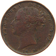 GREAT BRITAIN FARTHING 1853 Victoria 1837-1901 #a093 0189 - B. 1 Farthing
