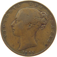 GREAT BRITAIN FARTHING 1841 Victoria 1837-1901 #c062 0067 - B. 1 Farthing