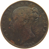 GREAT BRITAIN FARTHING 1841 Victoria 1837-1901 #c064 0085 - B. 1 Farthing