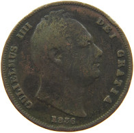 GREAT BRITAIN FARTHING 1836 WILLIAM IV. (1830-1837) #c062 0071 - B. 1 Farthing