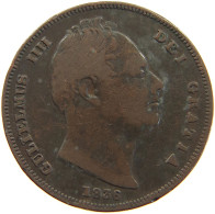 GREAT BRITAIN FARTHING 1836 WILLIAM IV. (1830-1837) #a066 0507 - B. 1 Farthing