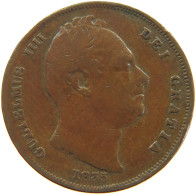 GREAT BRITAIN FARTHING 1835 WILLIAM IV. (1830-1837) #t021 0165 - B. 1 Farthing