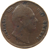 GREAT BRITAIN FARTHING 1834 WILLIAM IV. (1830-1837) #a058 0107 - B. 1 Farthing