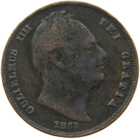 GREAT BRITAIN FARTHING 1835 WILLIAM IV. (1830-1837) #c062 0073 - B. 1 Farthing