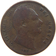 GREAT BRITAIN FARTHING 1835 WILLIAM IV. (1830-1837) #a093 0293 - B. 1 Farthing