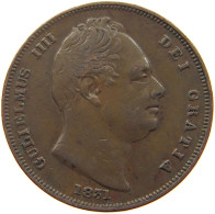 GREAT BRITAIN FARTHING 1831 WILLIAM IV. (1830-1837) #a002 0491 - B. 1 Farthing