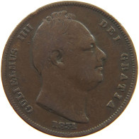 GREAT BRITAIN FARTHING 1831 WILLIAM IV. (1830-1837) #c010 0353 - B. 1 Farthing