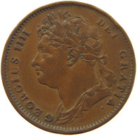 GREAT BRITAIN FARTHING 1825 GEORGE IV. (1820-1830) #s018 0283 - B. 1 Farthing