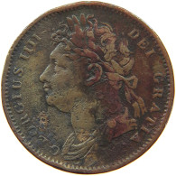 GREAT BRITAIN FARTHING 1825 GEORGE IV. (1820-1830) #s076 0439 - B. 1 Farthing