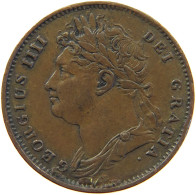 GREAT BRITAIN FARTHING 1822 GEORGE IV. (1820-1830) #s018 0285 - B. 1 Farthing