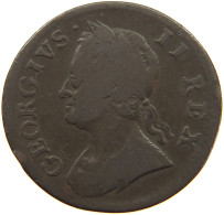 GREAT BRITAIN FARTHING 1754 George II. 1727-1760. #t001 0411 - A. 1 Farthing